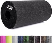 30 x 15 cm Massageroller - EPP-schuimroller met gemiddelde hardheid voor fitness yoga Pilates revalidatie spierregeneratie zelfmassage voor ruggenmerg benen verlicht pijn (zwart)