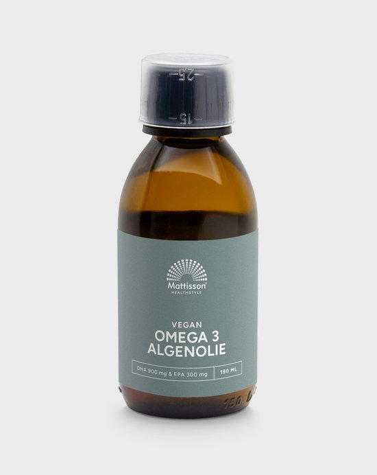 Mattisson Vegan Algenolie Vloeibaar - Omega 3 DHA + EPA - 150 ml