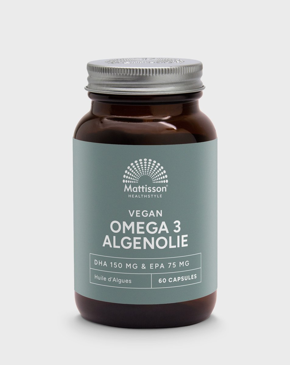 Goedkoopste Mattisson - Vegan Algenolie Omega 3 - DHA 150mg & EPA 75mg - Vegan Voedingssupplement - 60 Capsules