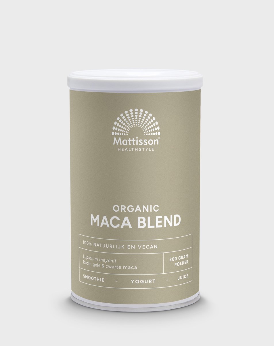 Goedkoopste Mattisson - Biologische Maca Poeder Blend - Rode, Gele & Zwarte Maca - 300 Gram