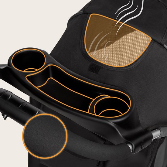 Lionelo Emma Plus - Buggy - lichte - 5-punts gordel - Kinderwagen tot 15kg van LIONELO — afbeelding 4