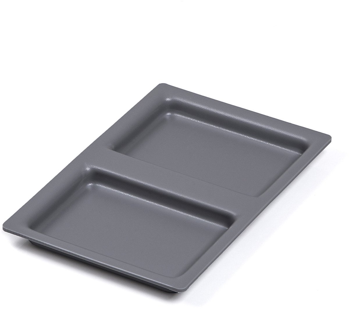SOTECH deksel voor 6 L eins2vier Afvalverzamelaar Afvalbak aluminium grijs