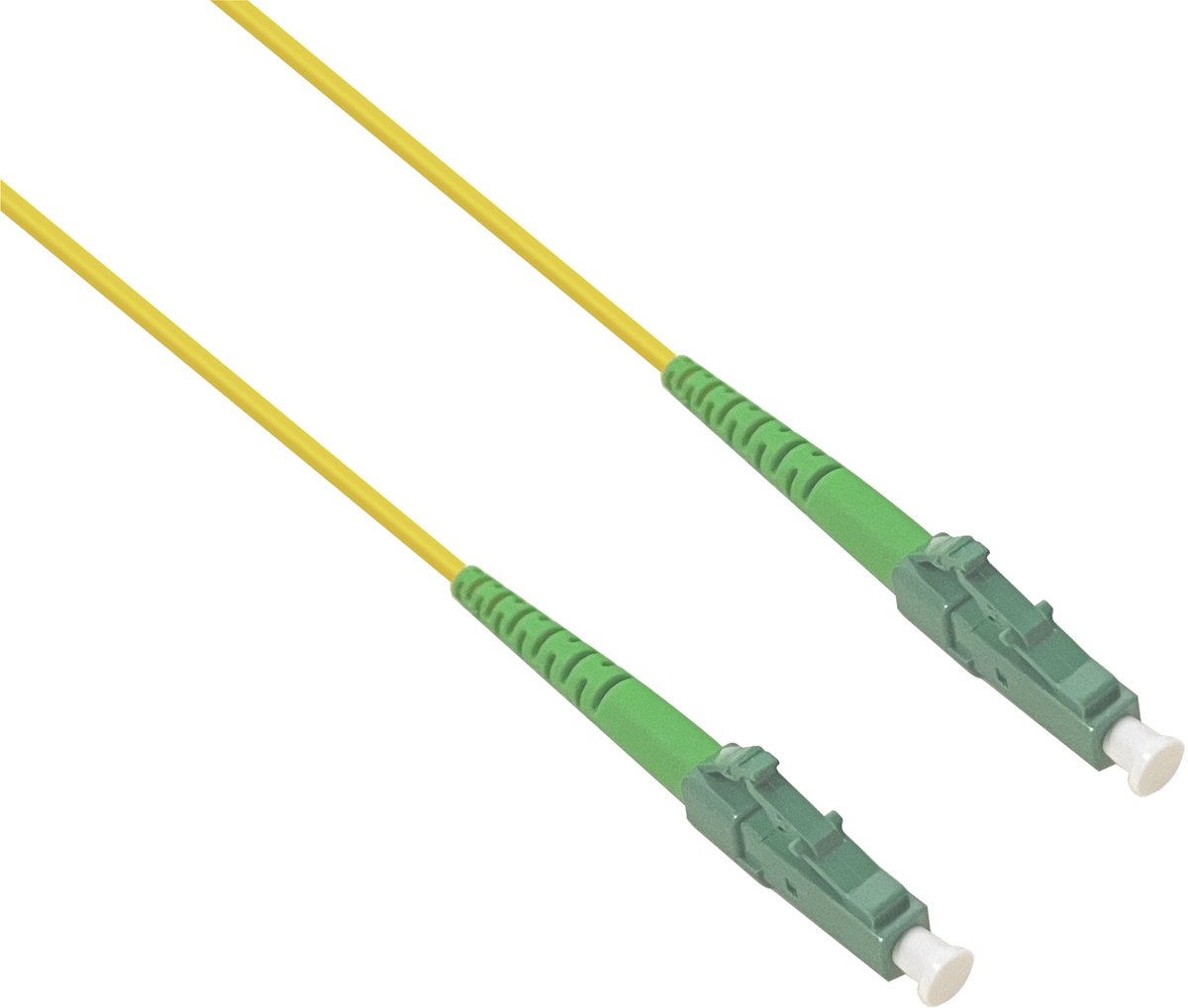 Helos 372007 InfiniBand en Glasvezelkabel 2 m LC LC/APC Groen, Geel