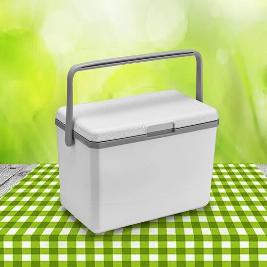 Rumi Koelbox - auto koelbox - Tot maximaal 40 uur isolatie - Incl. 4 dikke koelelementen van 450ml - Temperatuur veilige sluiting koelbox - Nieuw ontwerp met koelelementen vergrendeld in deksel van Merkloos — afbeelding 5