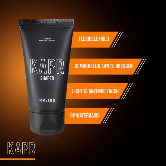 KAPR Discovery (gift) Kit SHAPER 50ml + Gratis Toilettas - vaderdag cadeau - Grooming Tonic - Shampoo - Parfum - Luxe Verzorgingskit voor Mannen