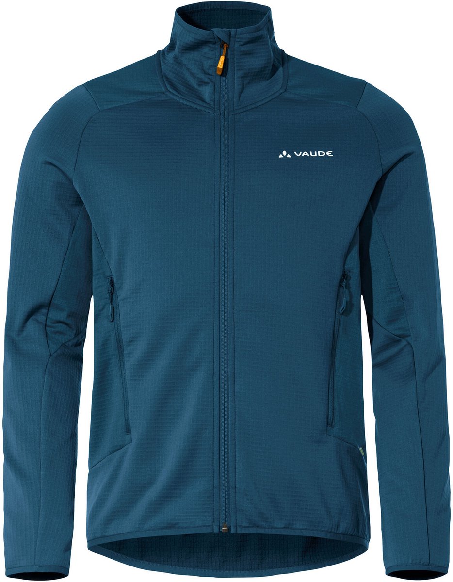 VAUDE Monviso Fleece FZ Jas II, Fleece Jas, Heren Outdoor Sportjassen, Niet Waterdicht, Niet Winddicht, Fleece, Capuchon, Slim Fit