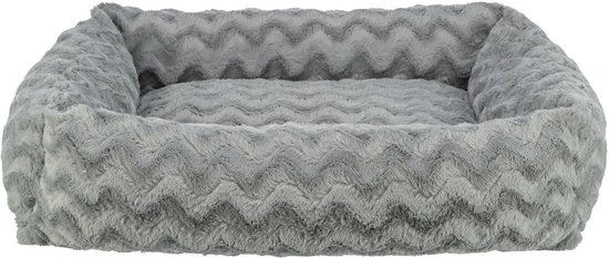 Trixie Be Eco - Vital Hondenmand Loki - Orthopedisch - Soft Edition - Gerecycled Polyester - Grijs - 50X35 cm