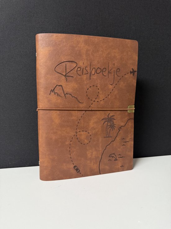 Reisboekje - Reisdagboek - Travel journal - Reisboeken - Reis journal - Boek reizen - Reisdagboek volwassenen - Reisdagboek kinderen - Reisdagboek kind - Reis dagboek - Travel notebook - Reisdagboek leer - Travel journal notebook - Kerstcadeau - Sint
