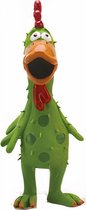 M-pets Piepspeelgoed Kip Roxane 10 X 10 X 26 Cm Latex Groen