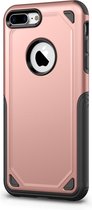 GadgetBay Pro Armor beschermend hoesje iPhone 7 Plus 8 Plus - Rose Gold Case