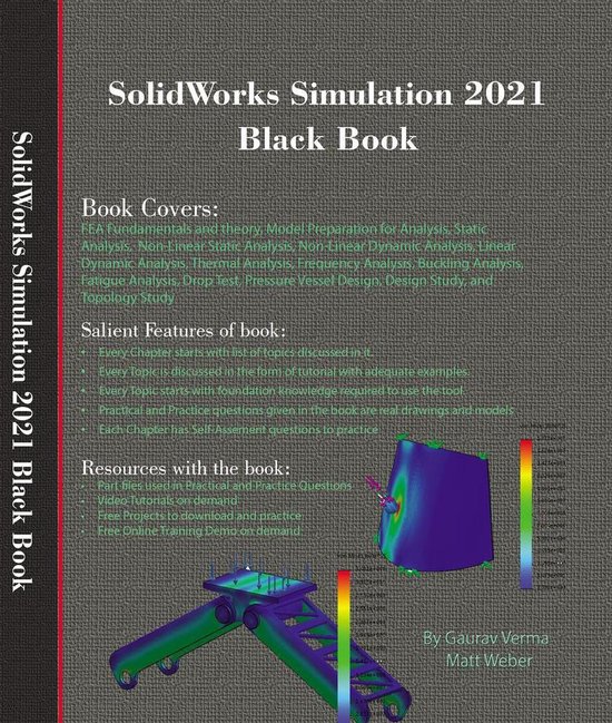 SolidWorks Simulation 2021 Black Book - cover