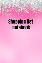 Shopping List Notebook