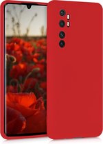 kwmobile telefoonhoesje voor Xiaomi Mi Note 10 Lite - Hoesje voor smartphone - Back cover in mat rood