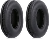 kwmobile 2x oorkussens compatibel met AKG K518 /K518DJ /K81 /K518LE - Earpads voor koptelefoon in zwart