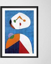 Joan Miro Poster 7 - 40x50cm Canvas - Multi-color