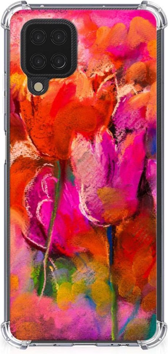 Back Cover Samsung Galaxy A12 Tulips