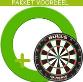 Dartbord Surround VoordeelPakket - Blade 5 -  Rubberen Surround-- (Groen)   Groen