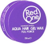 Red One Aqua Hair Gel Wax Quicksilver 150 ml