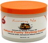Sunny Isle Jamaican Black Castor Oil Curly Custard 237 ml