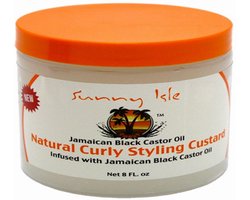 Sunny Isle Jamaican Black Castor Oil Curly Custard 237 ml