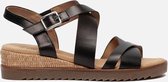 Gabor Comfort sandalen met sleehak zwart - Maat 40
