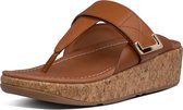 Fitflop™ Vrouwen  80005056 /  Teenslipper - Remi Toe-Thongs  - Cognac - Maat 41