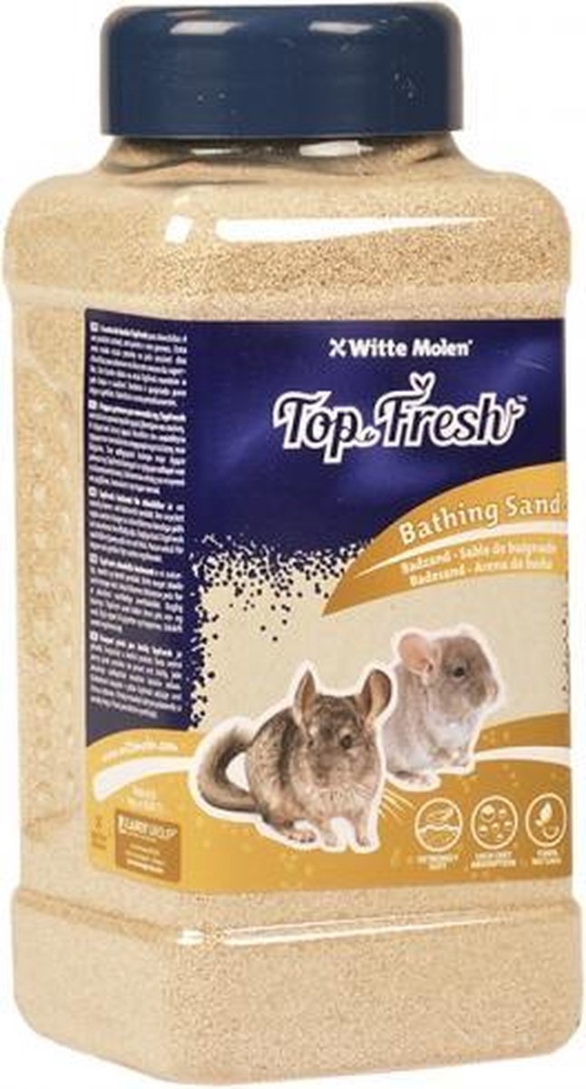 Witte Molen Top fresh chinchilla badzand 800gr