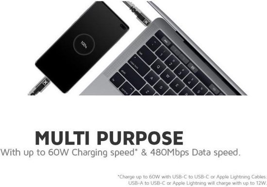 Xtorm Original USB vers Lightning (1m) Noir -CX2011