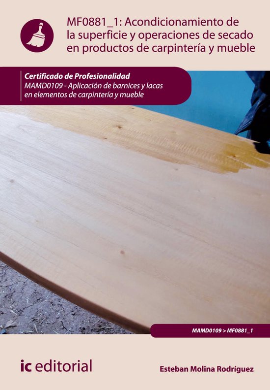 Acondicionamiento de la superficie y operaciones de secado e ... - cover
