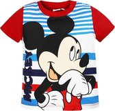 Disney Mickey Mouse t-shirt - rood - maat 68 (6 maanden)
