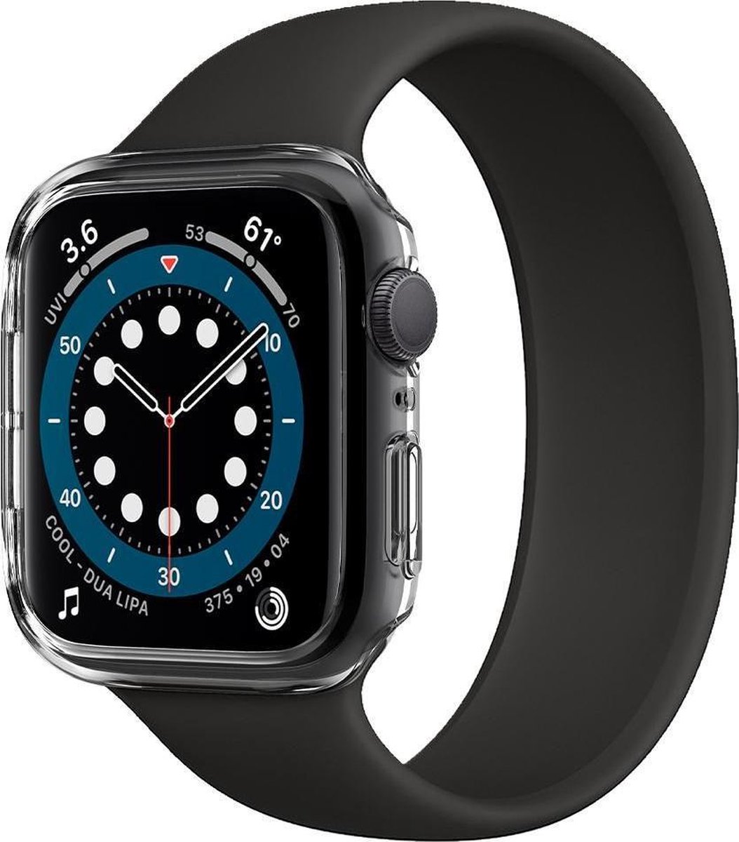 Spigen Apple Watch (44mm) Thin Fit hoesje - Transparant