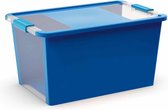 Kis Bi-box - Opbergbox - L - Blauw - 40 Liter - 58x35,2xh44,5cm - (set van 5) En Yourkitchen E-kookboek - Heerlijke Smulrecepten