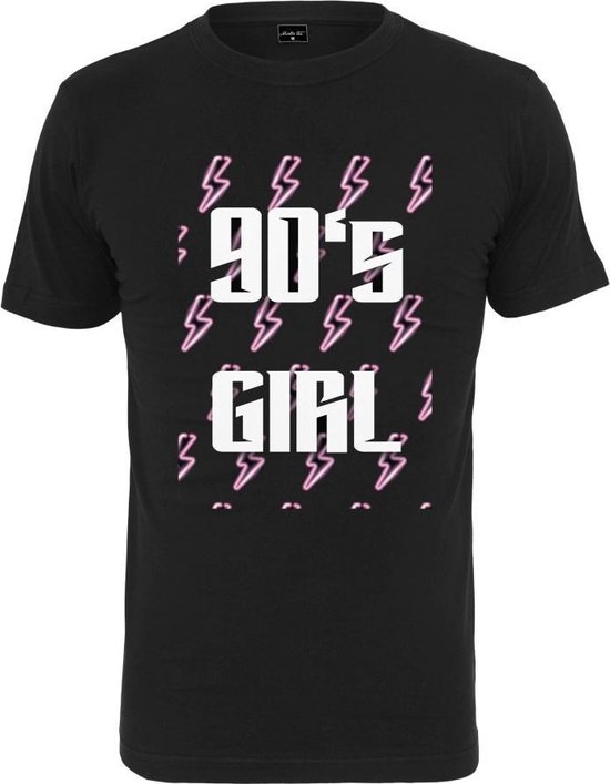 Mister Tee - 90ies Girl Dames T-shirt - S - Zwart