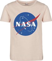 Urban Classics NASA Kinder Tshirt -Kids 110- NASA Insignia Roze