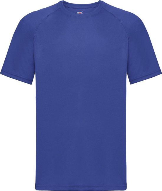 Fruit Of The Loom Heren Prestatie Sportskleding T-shirt (Royaal Blauw)