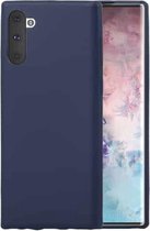 GOOSPERY SF JELLY TPU schokbestendig en krasvast hoesje voor Galaxy Note 10 (donkerblauw)