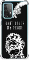 Anti Shock hybrid Case Geschikt voor Samsung Galaxy A52 4G/5G GSM Hoesje met doorzichtige rand Zombie