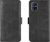 Samsung Galaxy M51 Hoesje - Mobigear - Slim Magnet Serie - Kunstlederen Bookcase - Zwart - Hoesje Geschikt Voor Samsung Galaxy M51