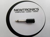 Newtronics Audio Adapter - 3.5 mm vrouwelijk - 6.35 mm mannelijk