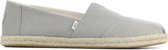 TOMS Espadrilles Dames / Instappers / Damesschoenen - Canvas   - Alpargata Earthwise - Li grijs perl. - maat 37