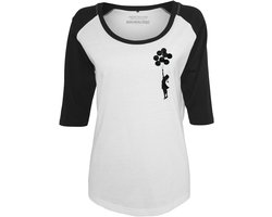 Mister Tee shirt banksy balloons Wit-S