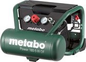 Bol.com Metabo Power 180-5 W OF Compressor - 1100W - 8 bar - 5L - 75 l/min aanbieding