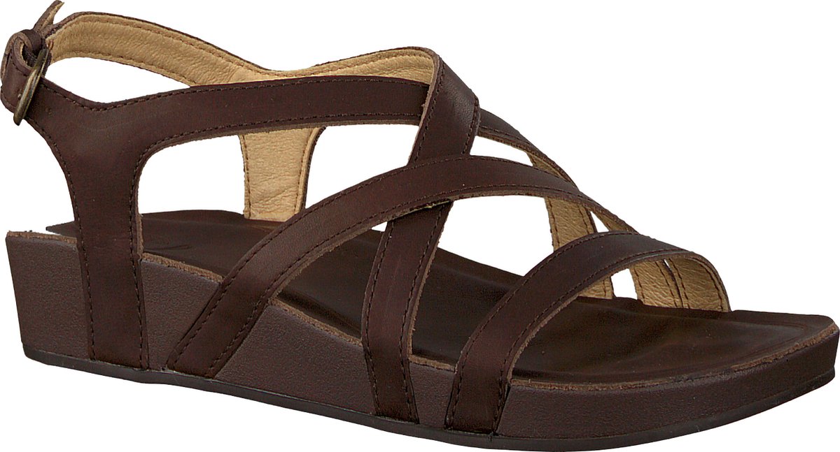 Olukai Nana W Dames leren sandalen Kona Coffee Kona Coffee bol
