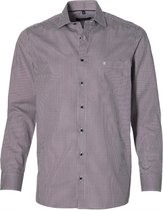 Casa Moda Overhemd - Regular Fit - Paars - 4XL Grote Maten