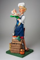 Afrikaanse Beeldje - Cartoon / Figurine / Sculpture