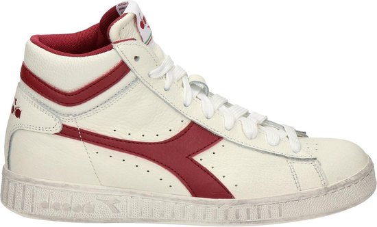 Diadora Game L High  sneaker - Wit rood - Maat 44