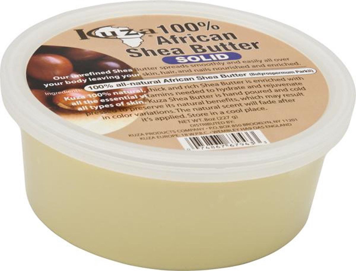 Kuza 100% African Shea Butter Solid 8oz