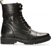 Van Dalen  - Veterboot Leer - Black - 38