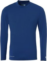 Uhlsport Distinction Colors Baselayer  Sportshirt performance - Maat 140  - Unisex - donker blauw