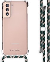 iMoshion Backcover met koord Samsung Galaxy S21 hoesje - Groen